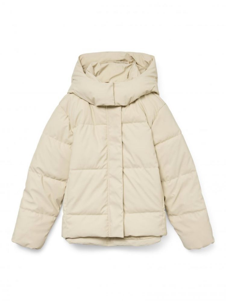 VMGRETAKYLIE SHORT COATED JACK 175626 Oatmeal