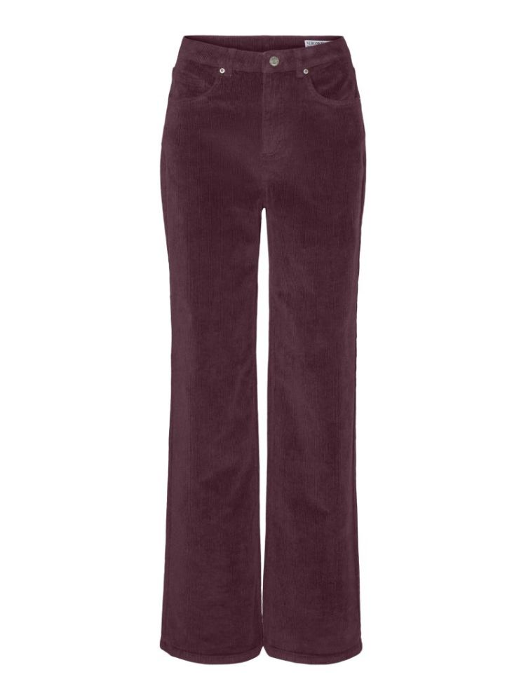 VMTESSA HR WIDE CORDUROY PANTS 186320 Winetast