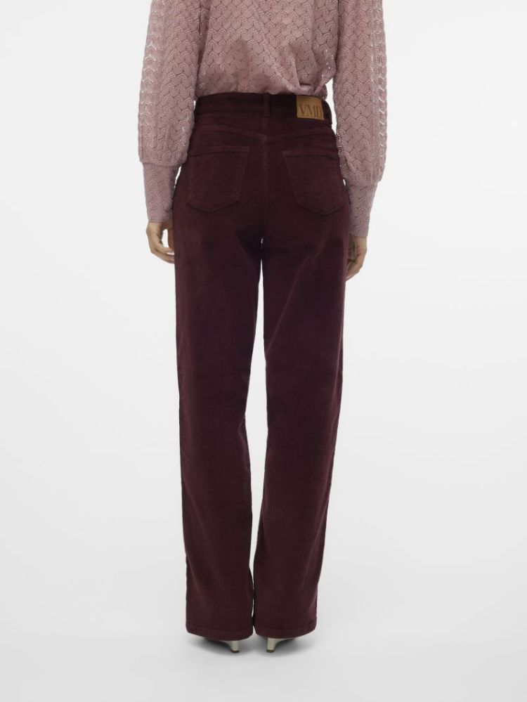 VMTESSA HR WIDE CORDUROY PANTS 186320 Winetast