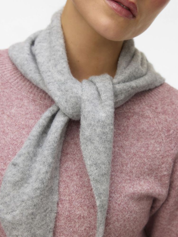 VMLINA SMALL TRIANGLE SCARF NO 178994 Light Gr
