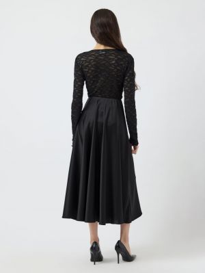 YASPELLA HW VOLUME ANKLE SKIRT 190939 Black