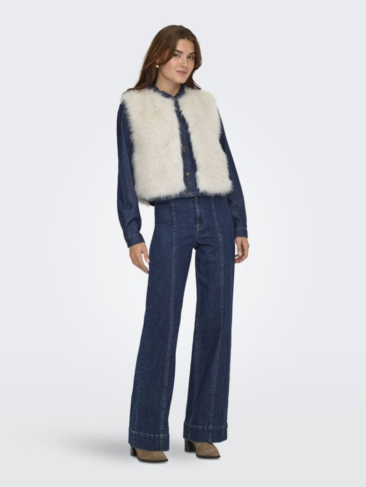 JDYORA FAUX FUR WAISTCOAT OTW  180083 Birch