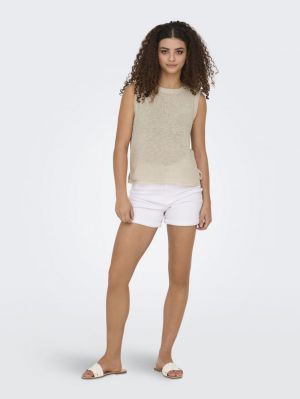 ONLSUNNY O-NECK TANK TOP KNT N 189959 Pumice S