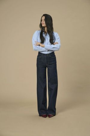 JDYFELINA-FINA HW WIDE RINSE J 177938001 Dark