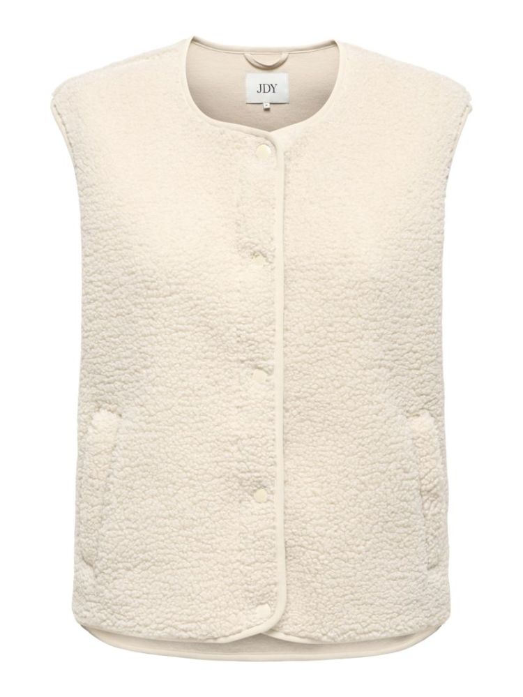 JDYSIMINA TEDDY WAISTCOAT OTW 189959 Pumice S