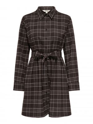 ONLWREN CHECK SHORT DRESS WVN 177911003 Black