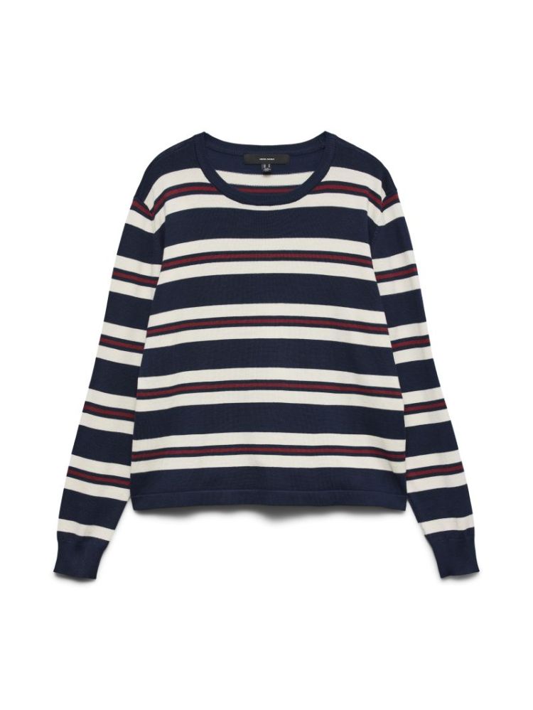 VMSILJE LS O-NECK PULLOVER NOO 188780001 Navy