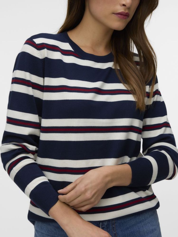 VMSILJE LS O-NECK PULLOVER NOO 188780001 Navy