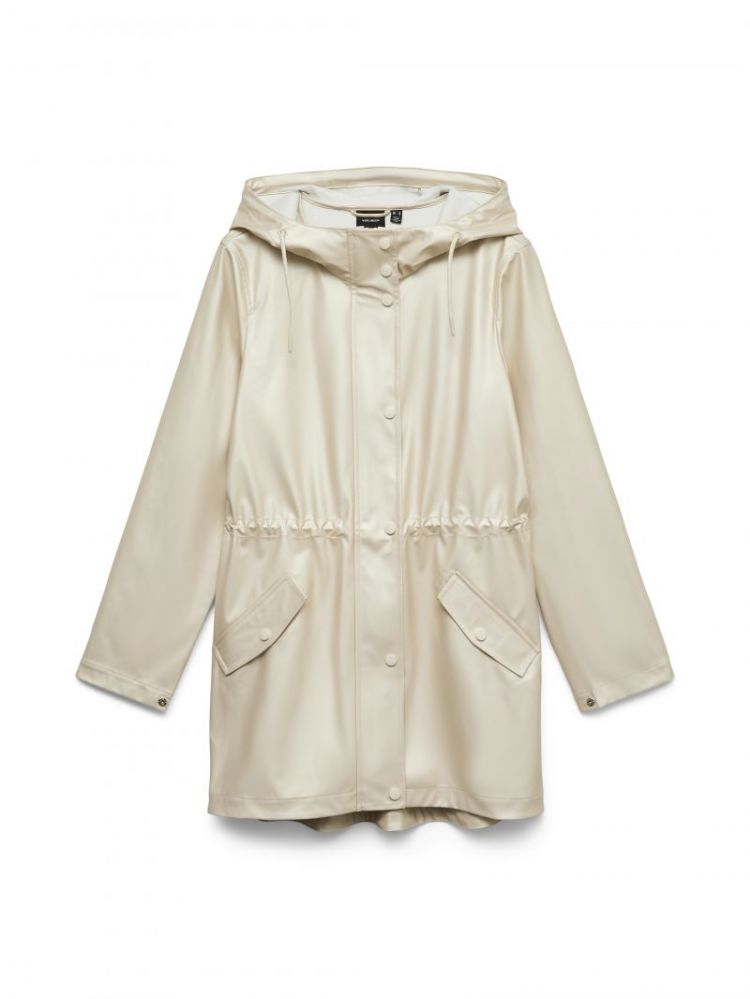 VMMALOUPEARL COATED JACKET 175626 Oatmeal