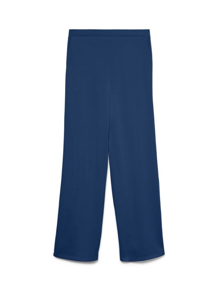 VMELLA HW WIDE PANT JRS 283597 Navy Peo