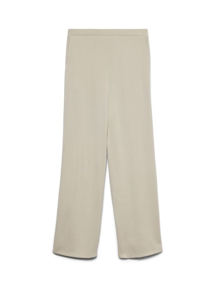 VMELLA HW WIDE PANT JRS 175626 Oatmeal