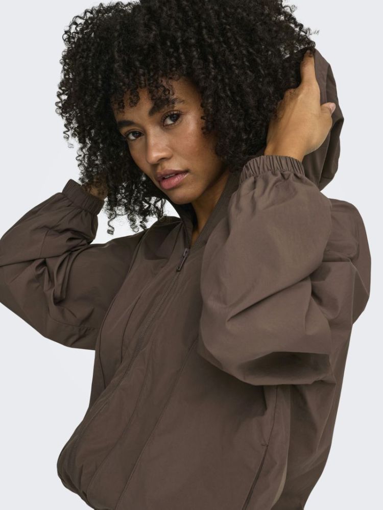 ONLLARA PIPING JACKET OTW 286415 Chocolat