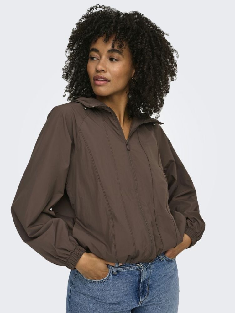 ONLLARA PIPING JACKET OTW 286415 Chocolat