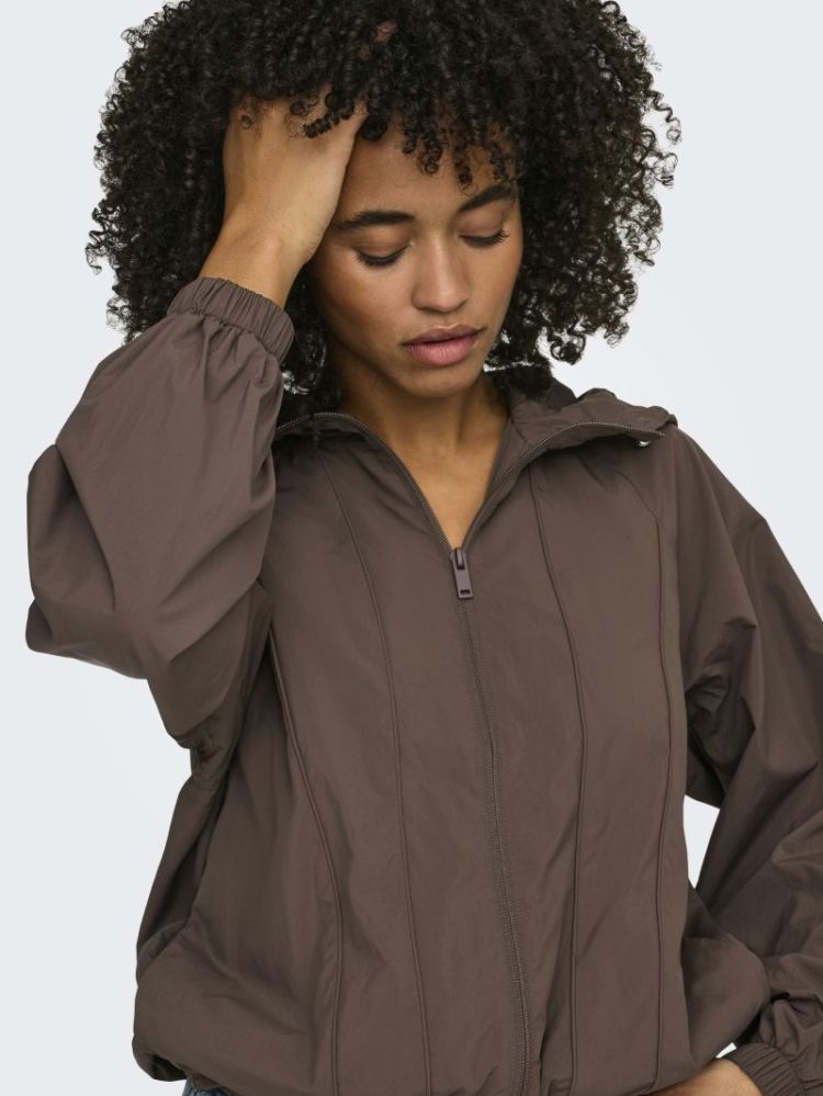 ONLLARA PIPING JACKET OTW 286415 Chocolat
