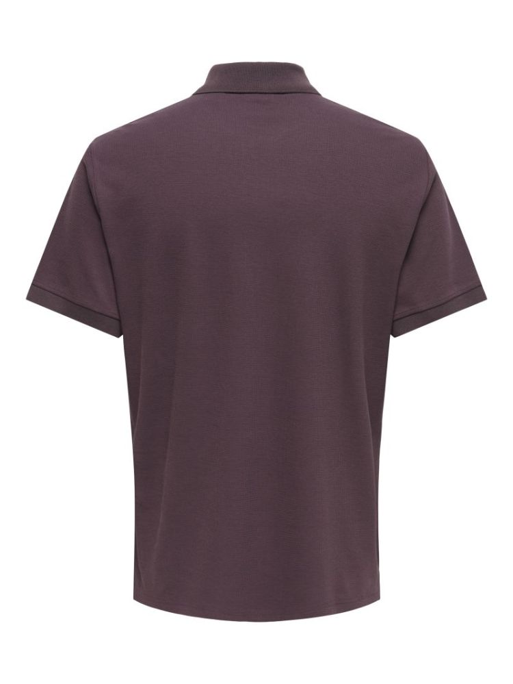 ONSBEN REG SS POLO SHIRT NOOS 221072 Raisin