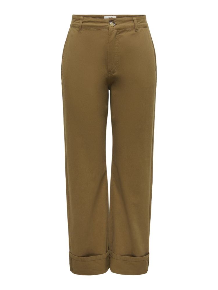 JDYBIANCA HW STRAIGHT PANT WVN 228177 Butternu
