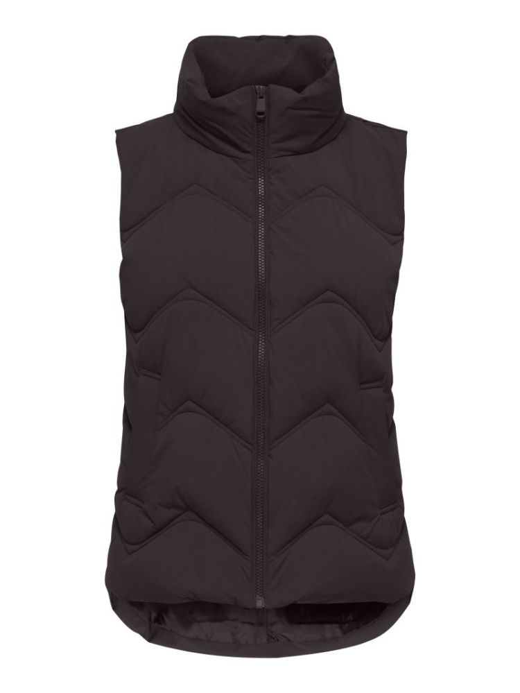 JDYPOWER SHORT WAISTCOAT OTW H 244915 Chocolat