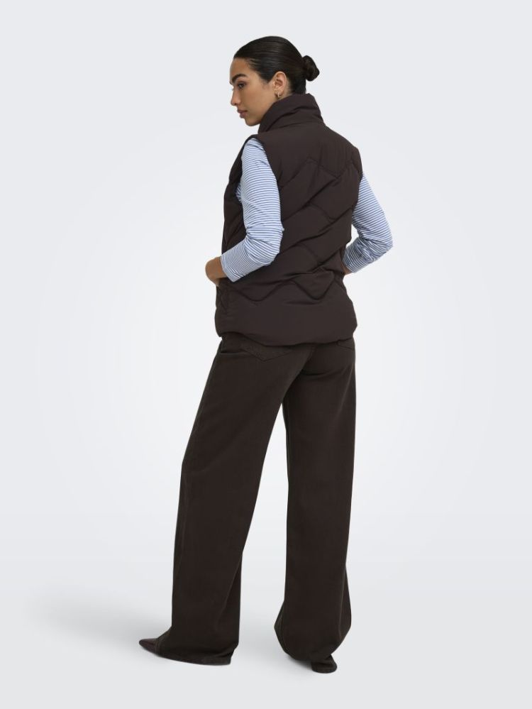 JDYPOWER SHORT WAISTCOAT OTW H 244915 Chocolat