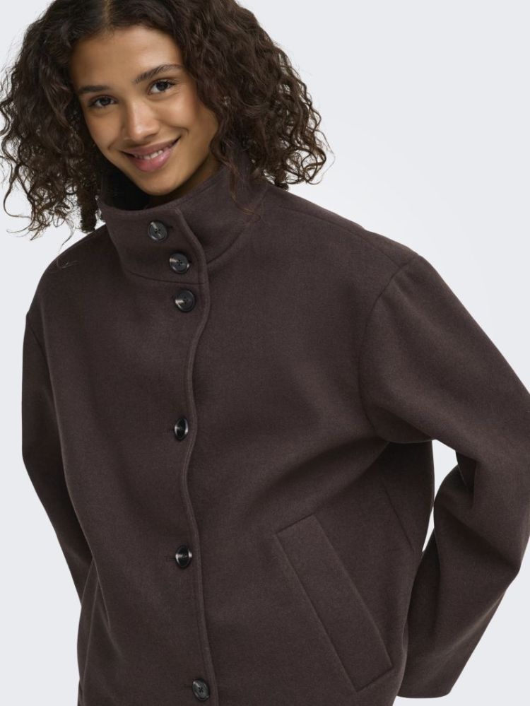 JDYVIVIA SHORT JACKET OTW SGO 244915002 Choco