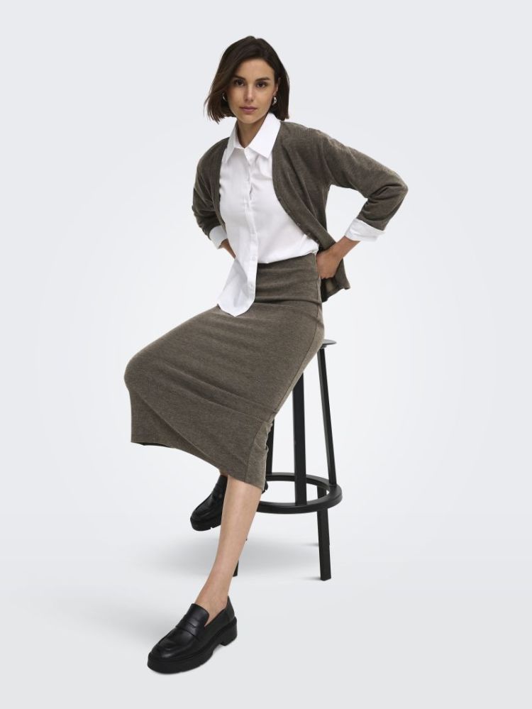 JDYVITA LIFE LONG SKIRT JRS DI 237375001 Coffe