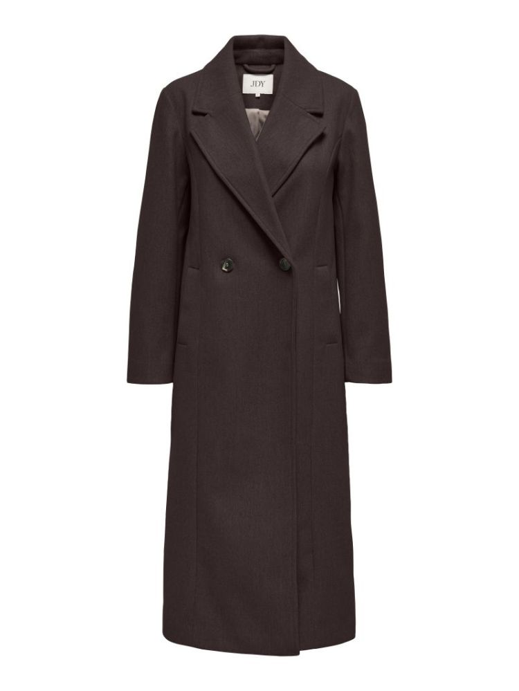 JDYVIOLA LIFE X-LONG COAT OTW  244915 Chocolat