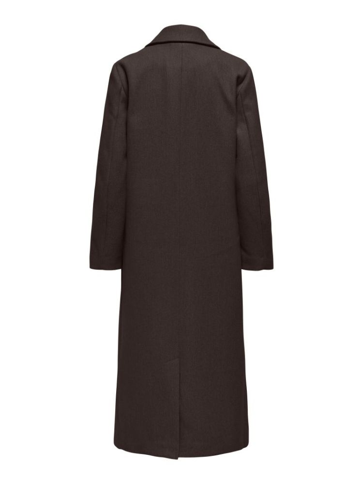 JDYVIOLA LIFE X-LONG COAT OTW  244915 Chocolat