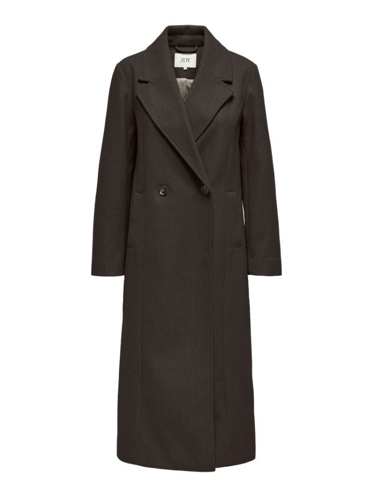 JDYVIOLA LIFE X-LONG COAT OTW  244915 Chocolat