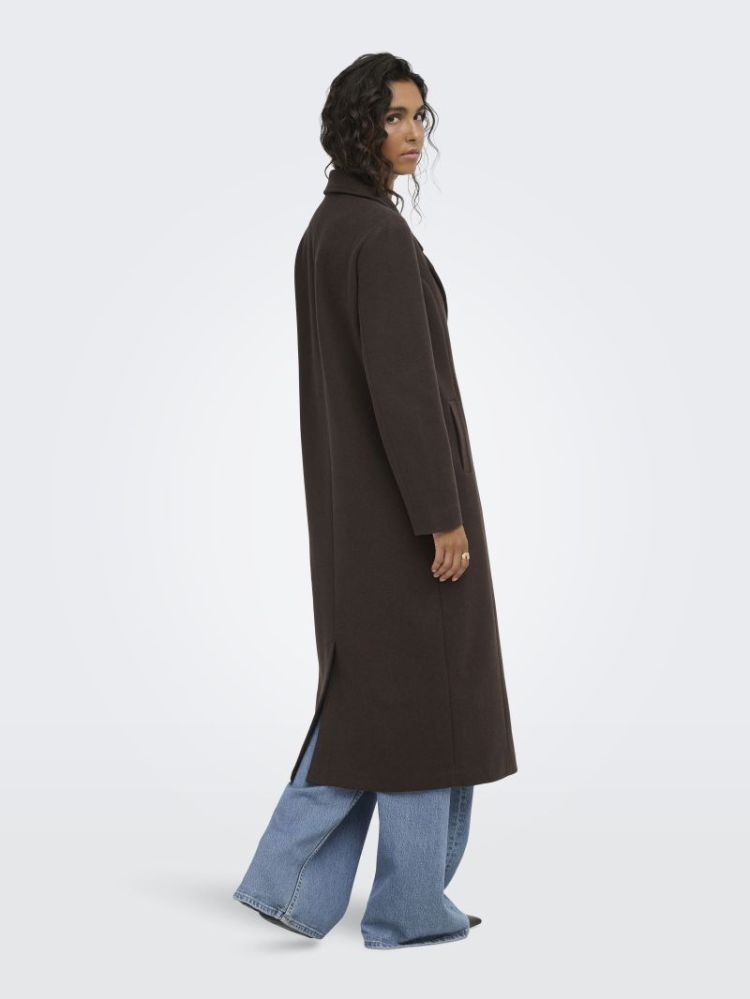 JDYVIOLA LIFE X-LONG COAT OTW  244915 Chocolat