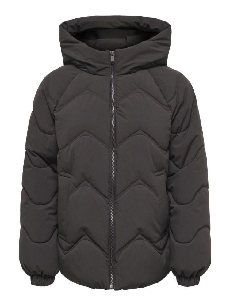 JDYPOWER SHORT HOOD PUFFER OTW 244915 Chocolat
