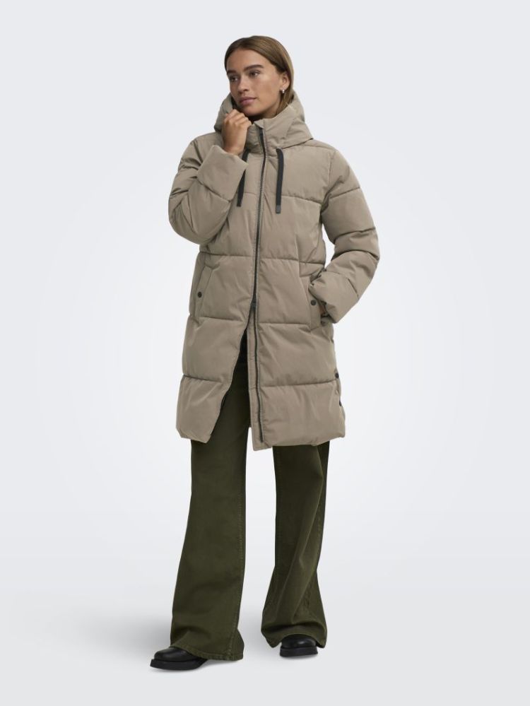 JDYBLAIR LONG HOOD PUFFER OTW  239935001 Walnu