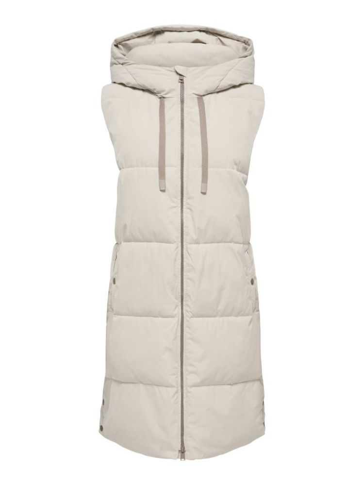 JDYBLAIR LONG HOOD WAISTCOAT O 264895001 Silve