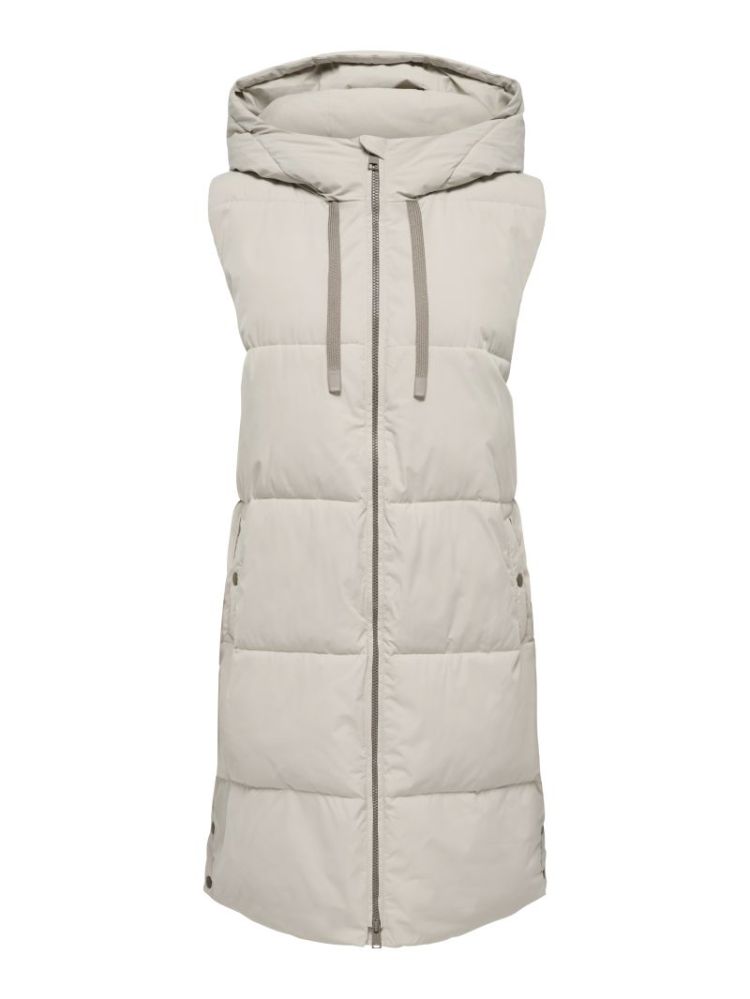 JDYBLAIR LONG HOOD WAISTCOAT O 264895001 Silve