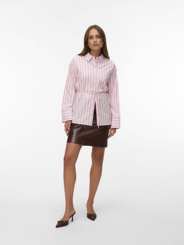 VMCARLY HW SHORT COATED SKIRT 288475 Cocoa Br