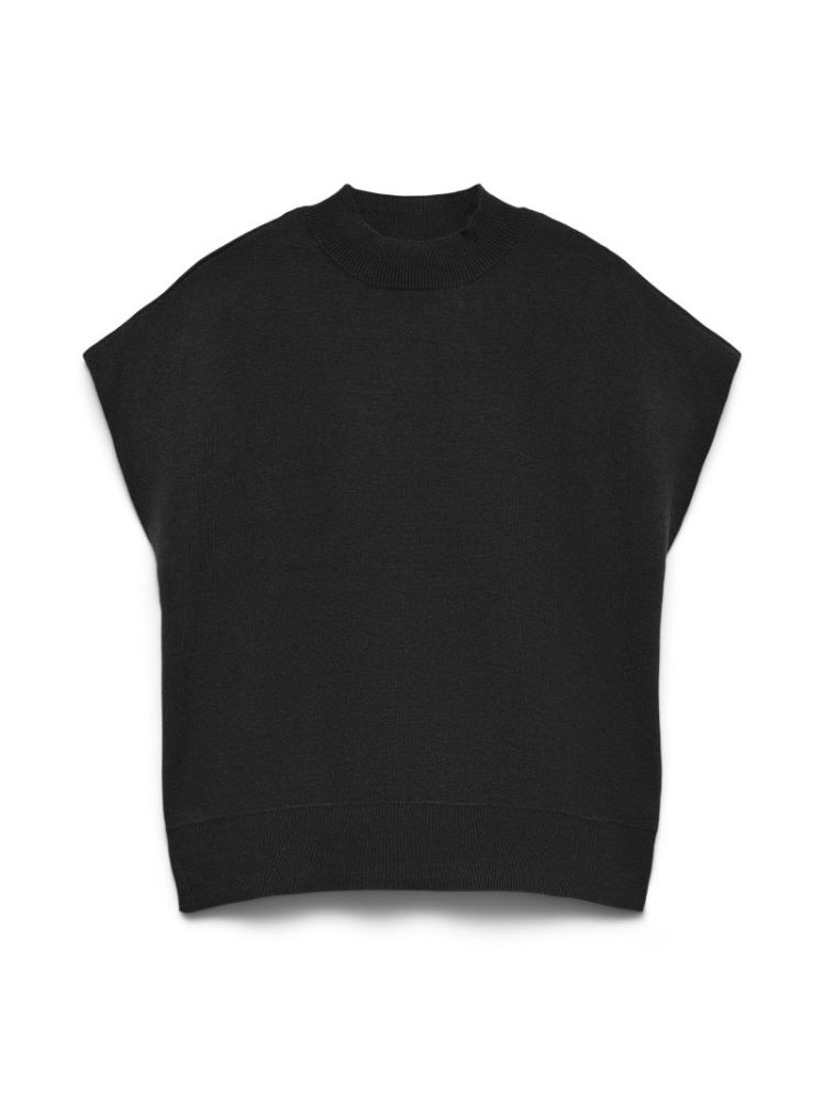 VMELLY SL LOOSE HIGHNECK PULLO 177868 Black