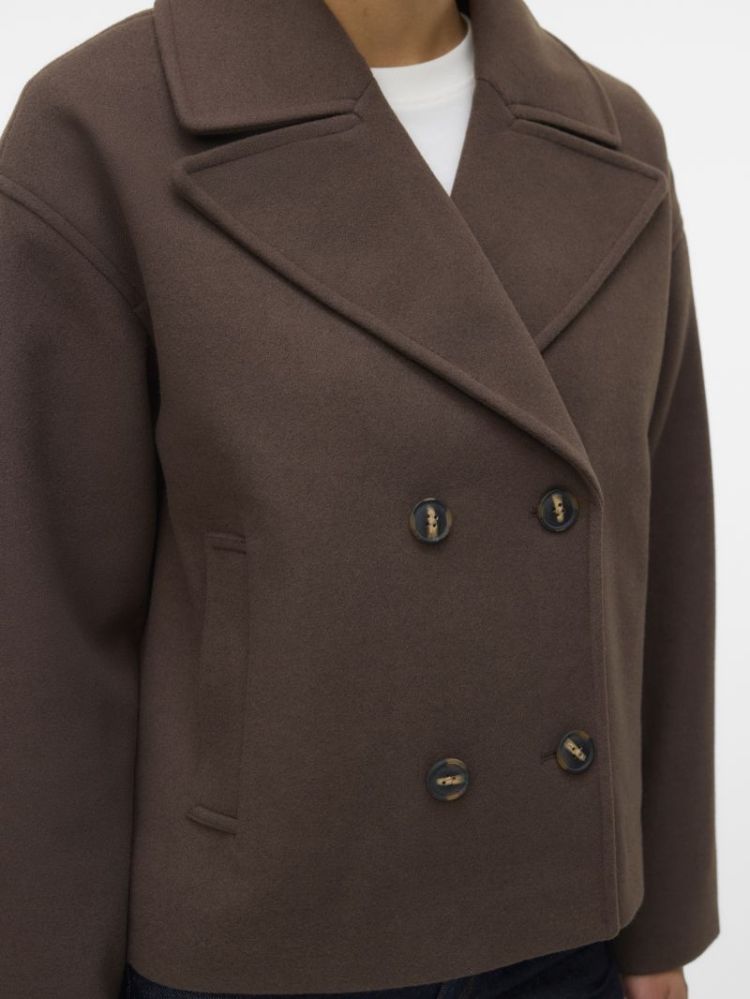 VMVINCELINE SHORT JACKET NOOS 272935 Chocolat