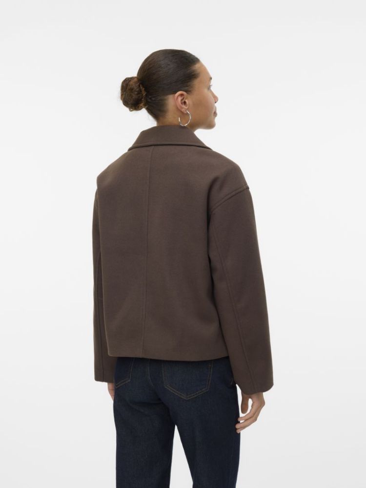 VMVINCELINE SHORT JACKET NOOS 272935 Chocolat