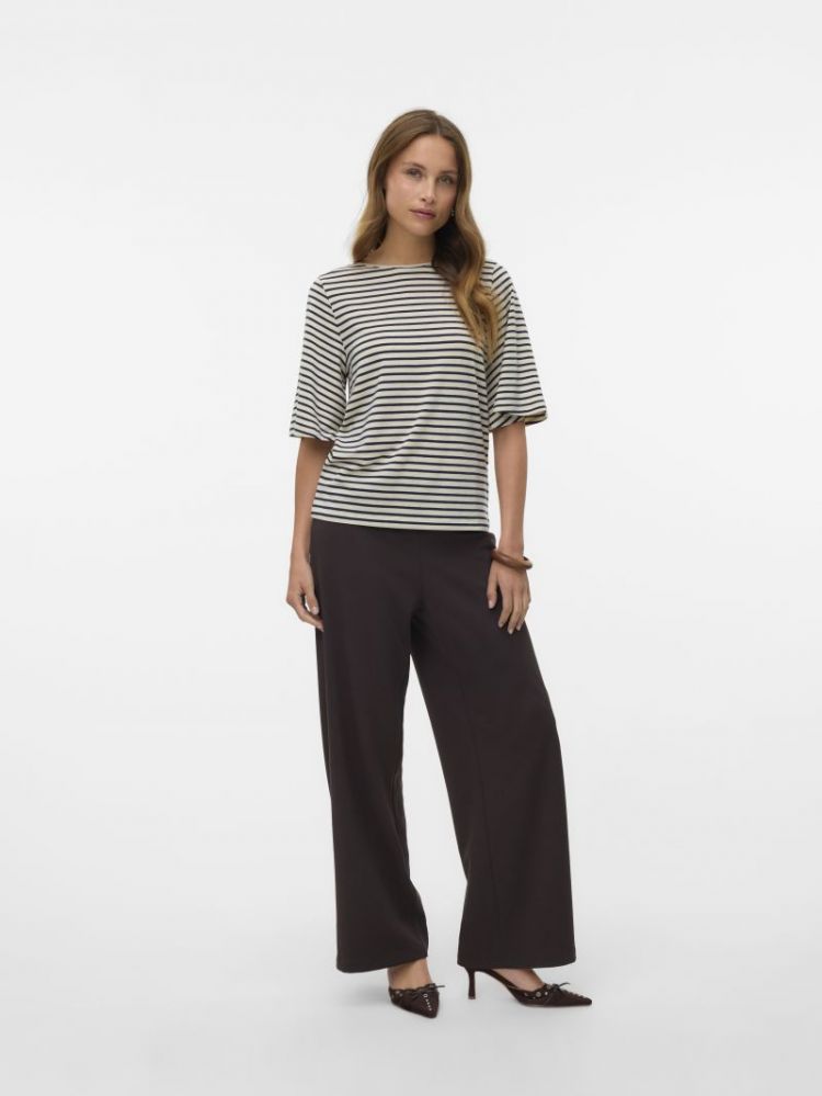 VMBERLIN ZAMIRA MW WIDE PANT N 297957 Chocolat