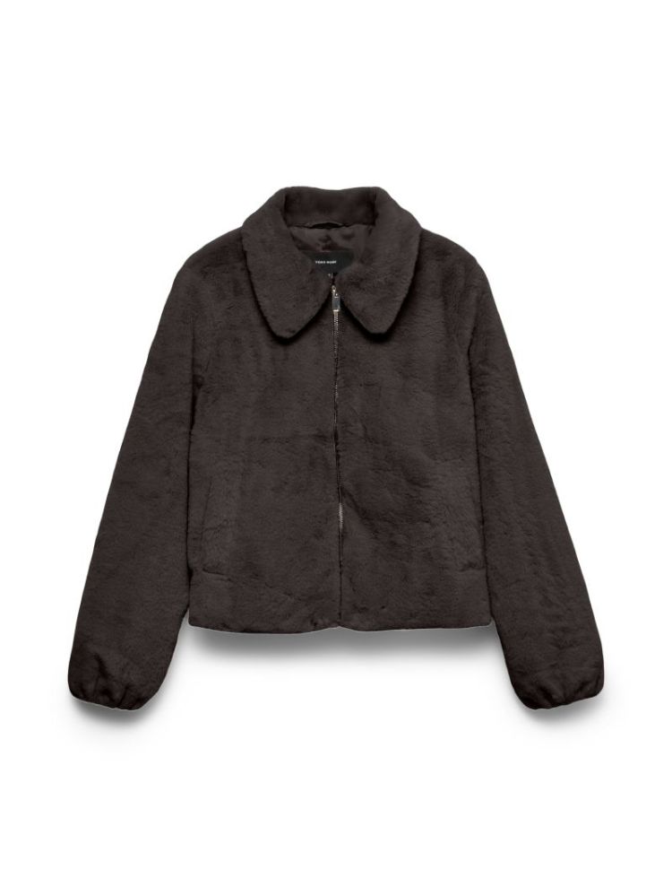 VMSOLAIMA SHORT JACKET NOOS 297957 Chocolat