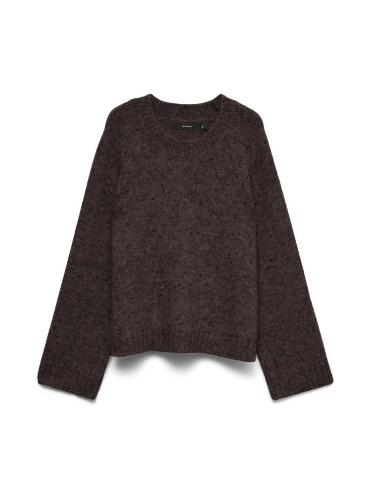 VMINGRID LS O-NECK PULLOVER 297957009 Choco