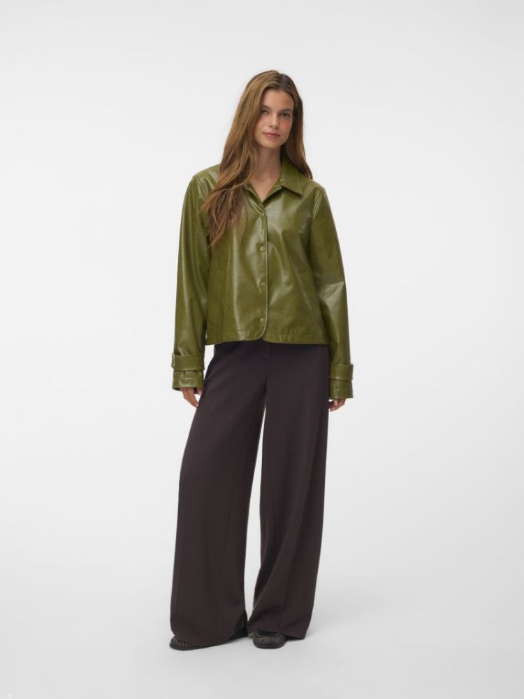 VMBELLIS MW WIDE PANT NOOS 297957 Chocolat