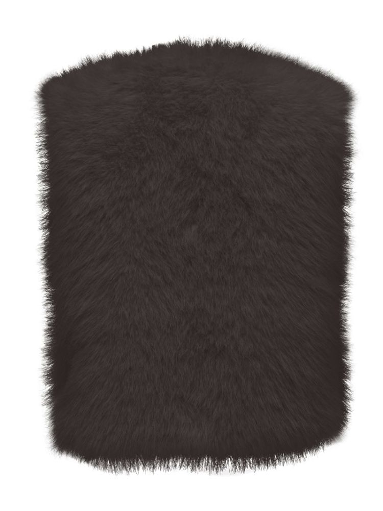 JDYORA FAUX FUR WAISTCOAT OTW  244915 Chocolat