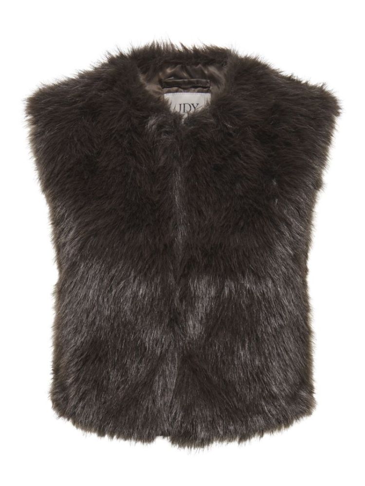 JDYORA FAUX FUR WAISTCOAT OTW  244915 Chocolat