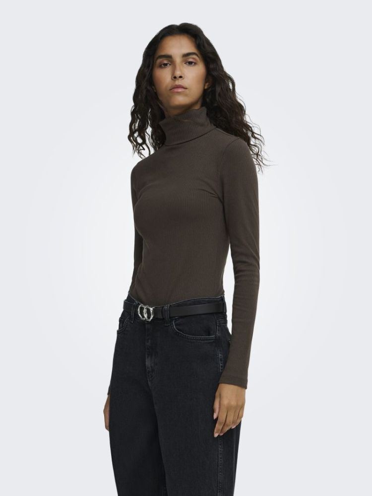 JDYRENO LS HIGHNECK TOP JRS DI 246935 Mulch
