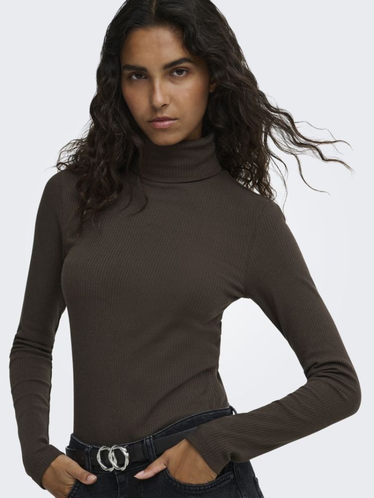 JDYRENO LS HIGHNECK TOP JRS DI 246935 Mulch