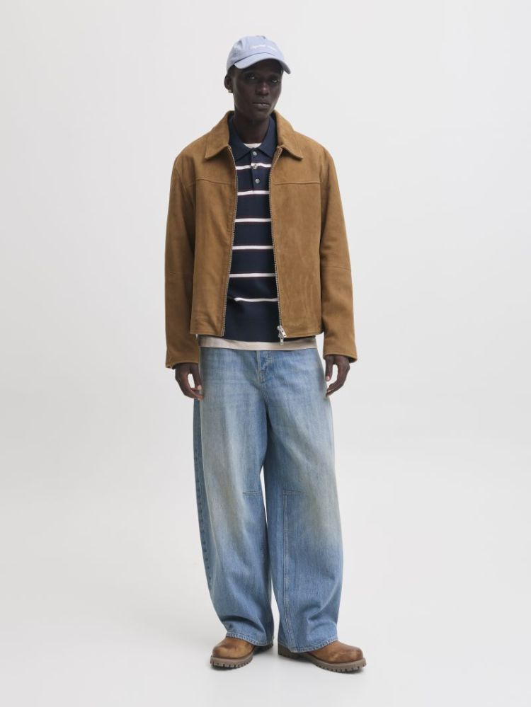 JORATOCHA KNIT STRIPE POLO 175917002 Sky C