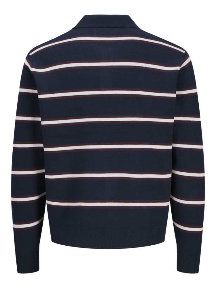 JORATOCHA KNIT STRIPE POLO 175917002 Sky C
