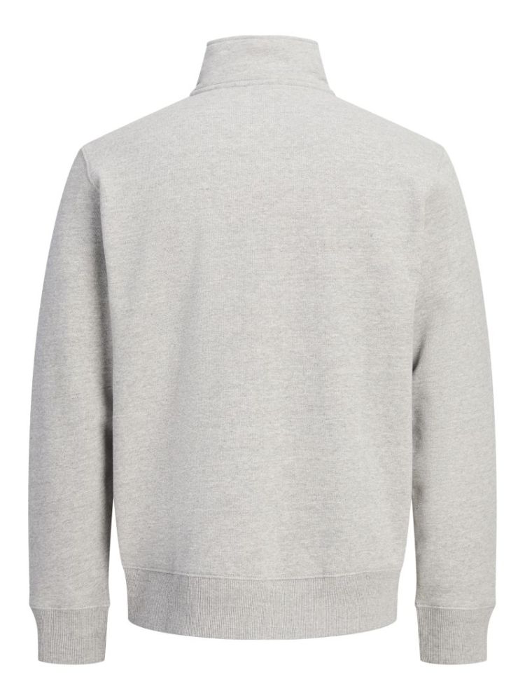 JPRBLUCALEB HALF ZIP SWEAT 179085 Light Gr