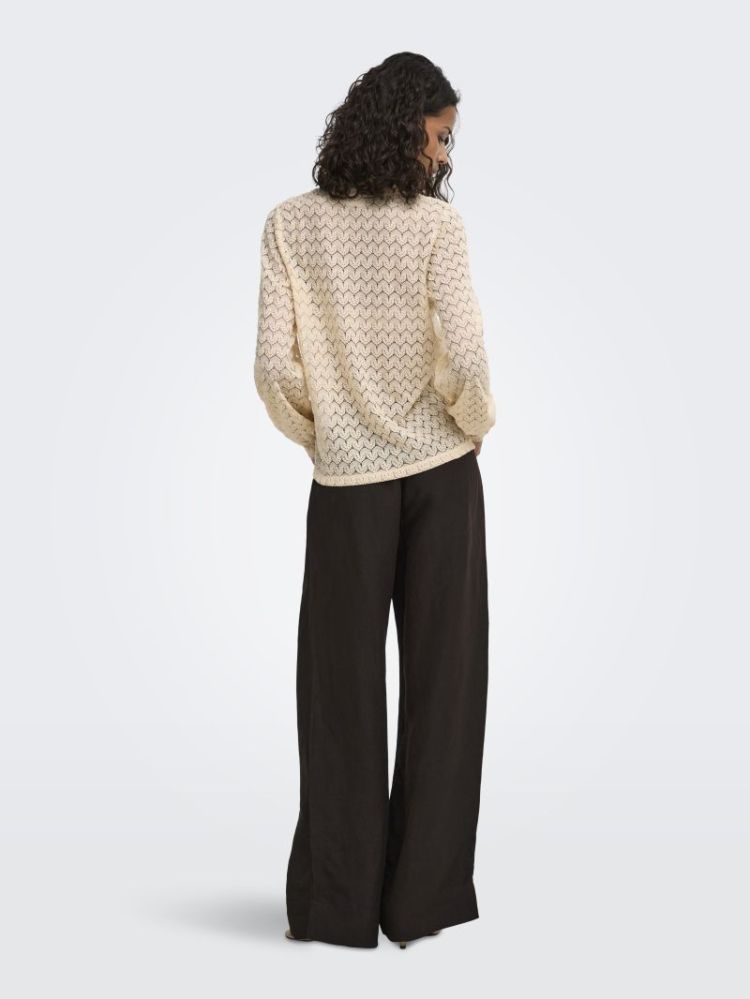 JDYLUCIA MW WIDE PANT PNT 246935 Mulch