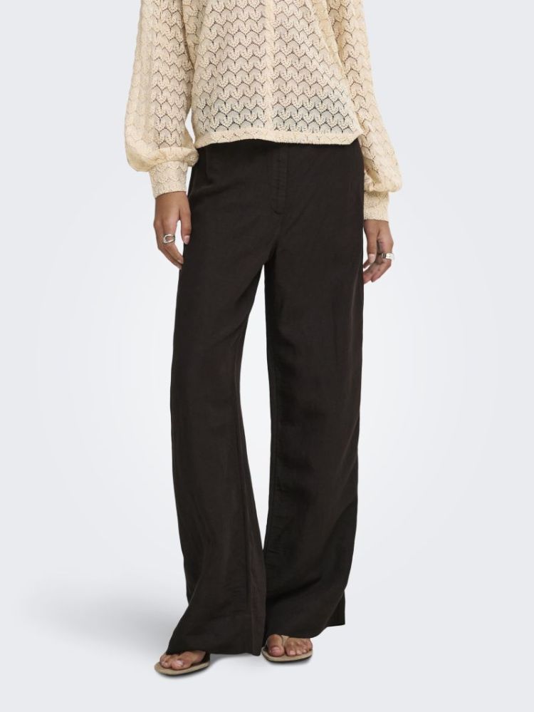 JDYLUCIA MW WIDE PANT PNT 246935 Mulch