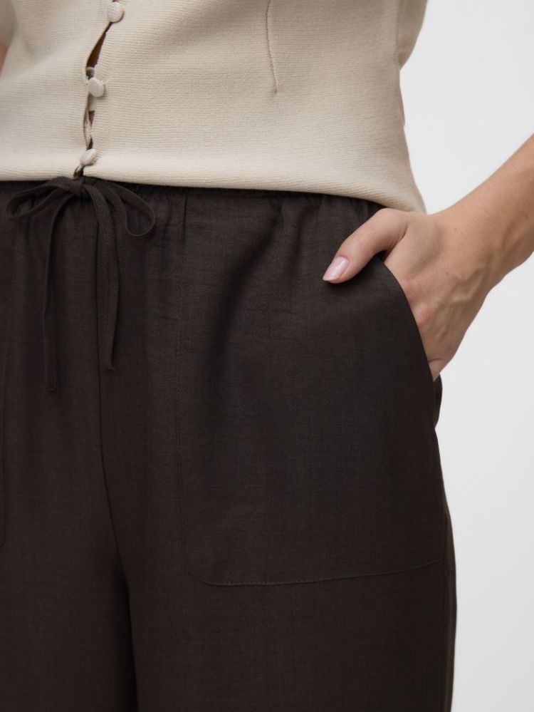 VMMELANEY HW LOOSE PANT WVN NO 297957 Chocolat